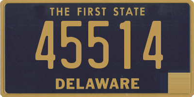 DE license plate 45514