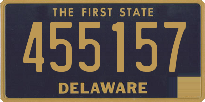 DE license plate 455157