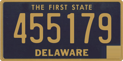 DE license plate 455179