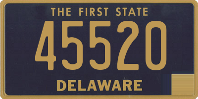 DE license plate 45520