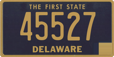 DE license plate 45527