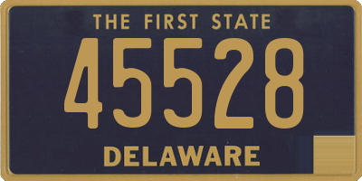 DE license plate 45528