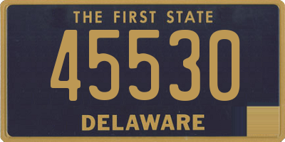 DE license plate 45530