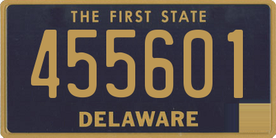 DE license plate 455601