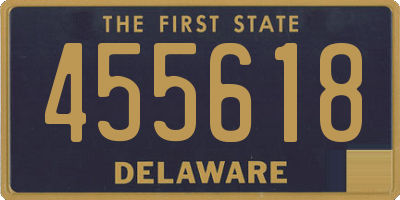 DE license plate 455618