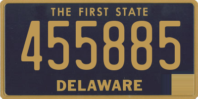 DE license plate 455885