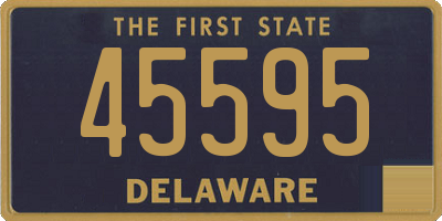 DE license plate 45595