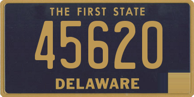 DE license plate 45620