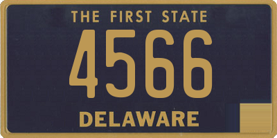 DE license plate 4566