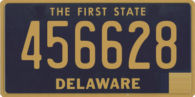 DE license plate 456628