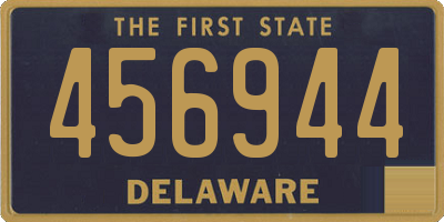 DE license plate 456944