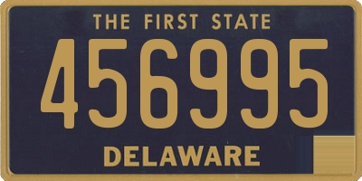 DE license plate 456995