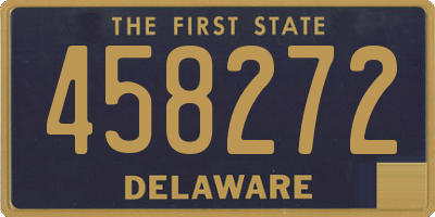DE license plate 458272