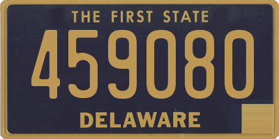 DE license plate 459080