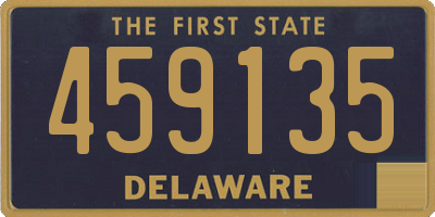 DE license plate 459135