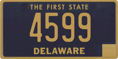 DE license plate 4599