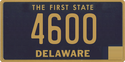 DE license plate 4600