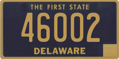 DE license plate 46002