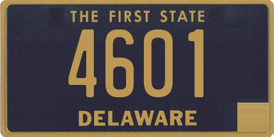 DE license plate 4601