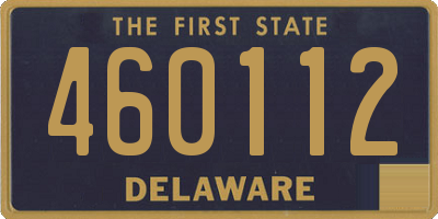 DE license plate 460112