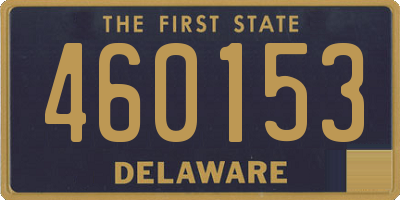 DE license plate 460153