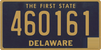 DE license plate 460161