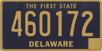 DE license plate 460172