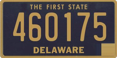 DE license plate 460175
