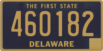 DE license plate 460182