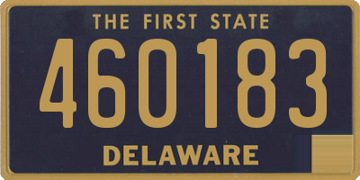 DE license plate 460183