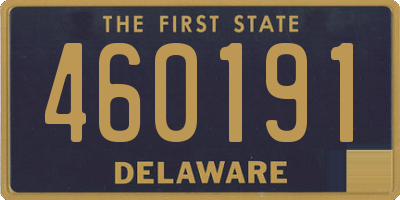 DE license plate 460191