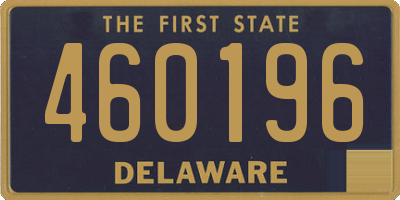 DE license plate 460196