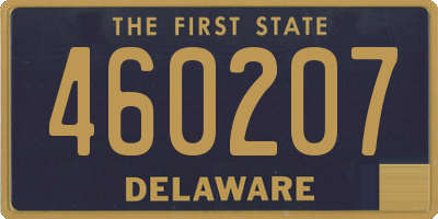DE license plate 460207