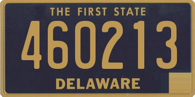 DE license plate 460213