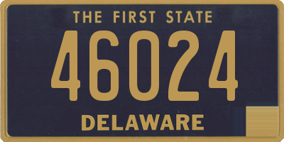 DE license plate 46024