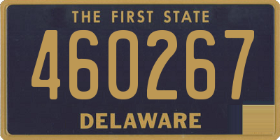 DE license plate 460267