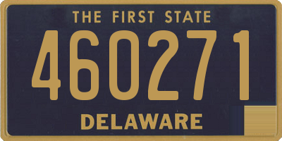 DE license plate 460271