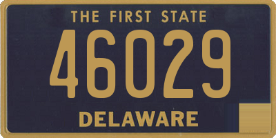 DE license plate 46029