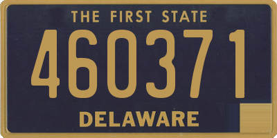 DE license plate 460371