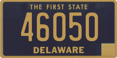 DE license plate 46050