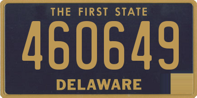 DE license plate 460649