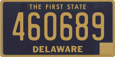 DE license plate 460689