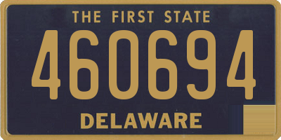 DE license plate 460694