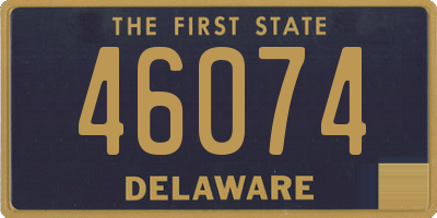 DE license plate 46074
