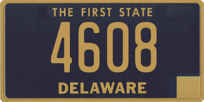 DE license plate 4608