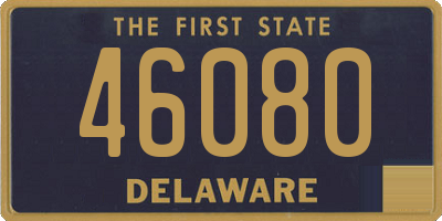 DE license plate 46080