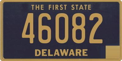 DE license plate 46082