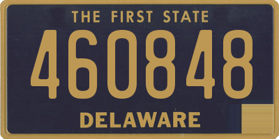 DE license plate 460848