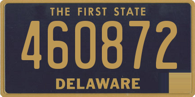 DE license plate 460872
