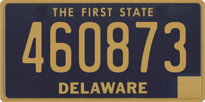 DE license plate 460873